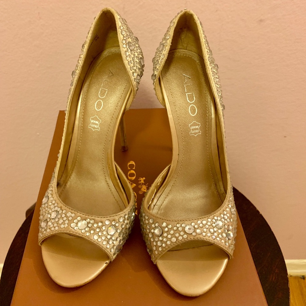 ALDO - open toe heels